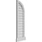 Ekena Millwork Quarter Round Top Right Surface Mount PVC Gable Vent w/ 2"W x 2"P Brickmould Sill Frame, 12"W x 42"H GVPQR12X4203SN - alternate 2